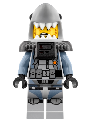 njo0361 - Shark Army Great White - Scuba Suit, Air Tanks