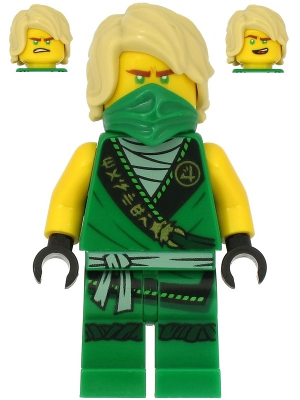 njo0574a - Lloyd - Legacy, Rebooted, Ninjago Logogram 'MASTER' on Torso