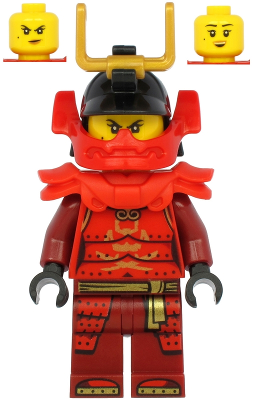 njo0614 - Samurai X (Nya) - Legacy, Red Shoulder Pads