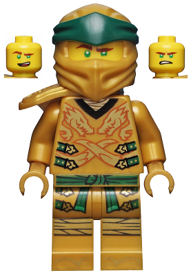 njo0654 - Lloyd (Golden Ninja) - Legacy, Yellow Head, Shoulder Armor