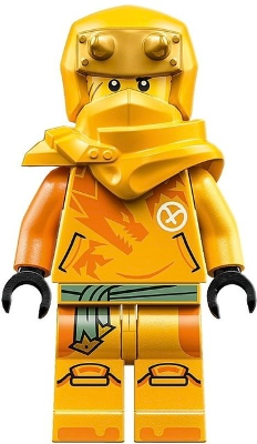 njo0822 - Arin - Shirt with Orange Dragon, Hood with Horns