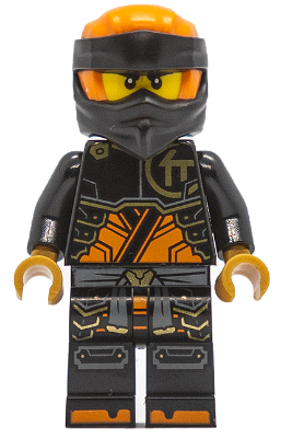 njo0863 - Cole - Dragons Rising, Tunic with Large Armor Plates, Head Wrap