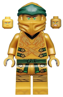 njo0499 - Lloyd (Golden Ninja) - Legacy, Pearl Gold Head