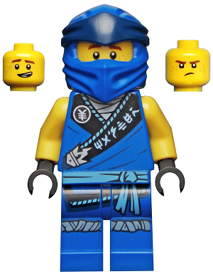njo0688 - Jay - Legacy, Rebooted, Ninjago Logogram 'MASTER' on Torso, Wrap