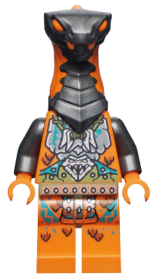 njo0735 - Boa Destructor - Breastplate Torso, Pearl Dark Gray Head