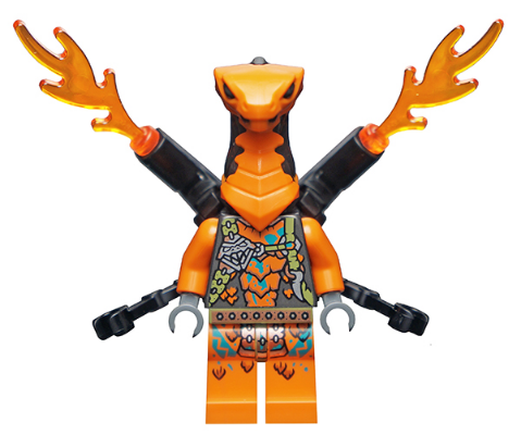 njo0738 - Cobra Mechanic - Harness Torso, Neck Bracket with Flamethrowers and Mechanical Arms