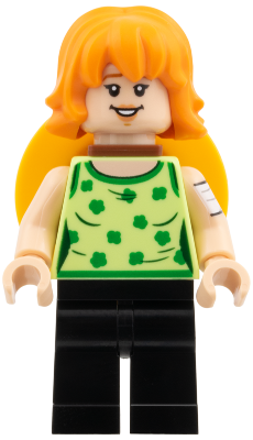 op010 - Nami - Yellowish Green Top, Straw Hat on Back
