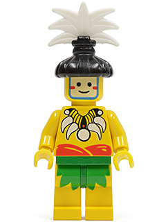 pi069 - Islander, King, with Black Hair-Piece