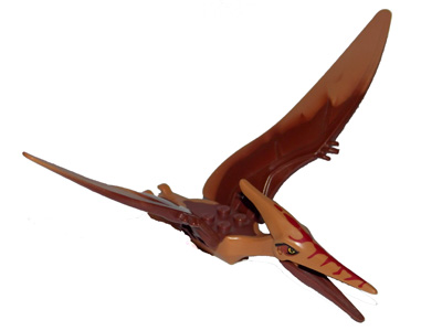 ptera02 - Pteranodon with 4 Studs with Reddish Brown Back