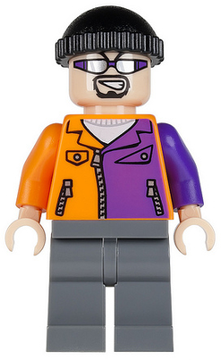 sh0022 - Two-Face's Henchman, Orange and Purple - Sunglasses