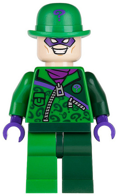 sh0088 - The Riddler - Green and Dark Green Zipper Outfit