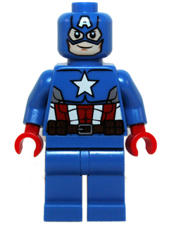 sh0106 - Captain America - Blue Suit, Red Hands, Mask