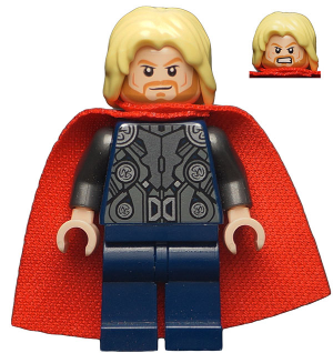 sh0170 - Thor - Spongy Cape, Dark Blue Legs