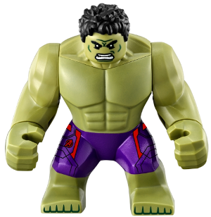 sh0173 - Hulk - Giant, Dark Purple Pants with Avengers Logo