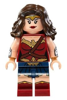 sh0221 - Wonder Woman - Dark Red Torso, Dark Blue Skirt