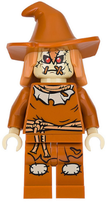 sh0275 - Scarecrow, Dark Orange Floppy Hat