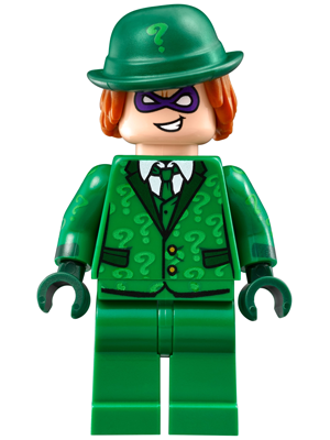 sh0334 - The Riddler - Suit and Tie, Hat with Hair