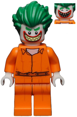 sh0343 - The Joker - Prison Jumpsuit, Smile with Pointed Teeth Grin