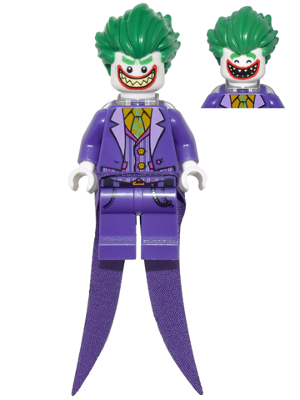 sh0353 - The Joker - Long Coattails, Smile with Pointed Teeth Grin, Neck Bracket