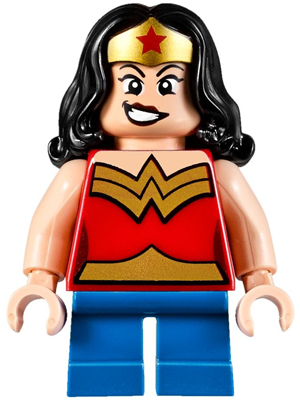 sh0358 -  Wonder Woman - Gold Tiara, Short Legs