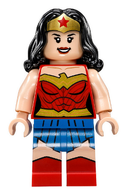 sh0456 - Wonder Woman - Gold Tiara, Blue Skirt
