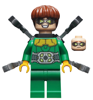 sh0548 - Dr. Octopus (Otto Octavius) / Doc Ock - Green Outfit, Short Mechanical Arms