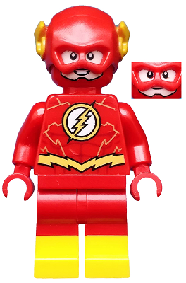 SH0549 - The Flash - Gold Outlines on Chest and Yellow Boots