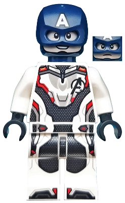 sh0560 - Captain America - White Jumpsuit, Helmet