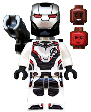 sh0564 - War Machine - White Jumpsuit with Shooter