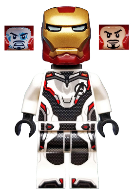 sh0575 - Iron Man - White Jumpsuit, Neck Bracket