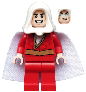 sh0592 - Shazam - White Hood, Spongy Cape