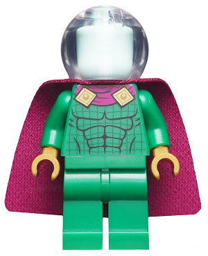 sh0620 - Mysterio - Light Aqua Head, Trans-Clear Helmet