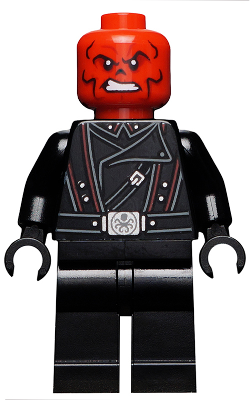sh0652 - Red Skull - Black Belt