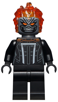 sh0678 - Ghost Rider, Roberto 'Robbie' Reyes - Flat Silver Head