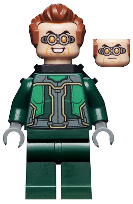sh0687 - Dr. Octopus (Otto Octavius) / Doc Ock - Dark Green Suit, Neck Bracket