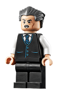 sh0710 - J. Jonah Jameson - Vest with Striped Tie, Swept Back Hair