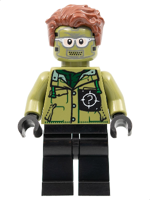sh0785 - The Riddler - Olive Green Jacket