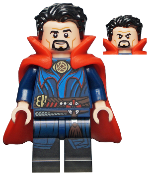 sh0802 - Doctor Strange - Brooch, Flexible Rubber Cape