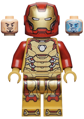 sh0806 - Iron Man - Pearl Gold Armor and Legs