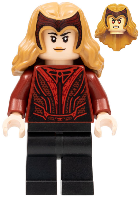sh0831 - The Scarlet Witch (Wanda Maximoff) - Plain Legs, Medium Nougat Hair with Tiara