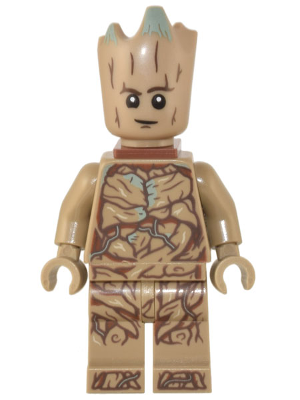 sh0836 - Groot, Teen Groot - Dark Tan with Neck Bracket