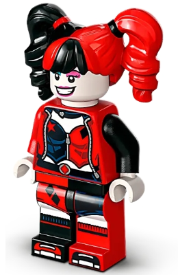 sh0838 - Harley Quinn - Pigtails, Dark Azure and Dark Pink Eye Shadow