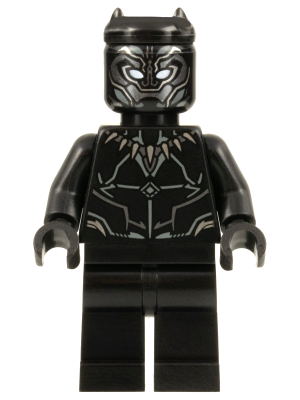 sh0839 - Black Panther - Claw Necklace, White Eyes