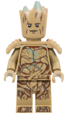sh0874 - Groot, Teen Groot - Dark Tan with Shoulder Armor