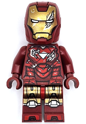 sh0923 - Iron Man - Mark 6 Armor, Large Helmet Visor, Battle Damage