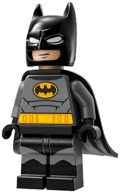 sh0962 - Batman - Dark Bluish Gray Suit, Flexible Rubber Cape