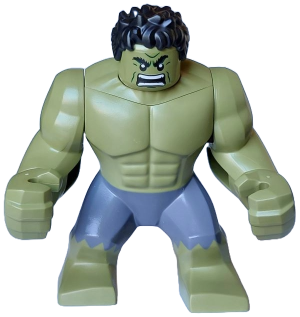 sh0967 - Hulk - Giant, Dark Bluish Gray Pants, Raging