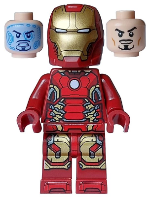 sh0974 - Iron Man - Mark 43 Armor, Light Nougat Head