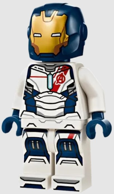 sh0983 - Iron Legion - Dark Blue Head, One Piece Helmet