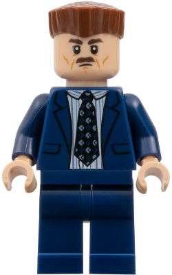 sh1059 - J. Jonah Jameson - Dark Blue Suit, Reddish Brown Hair